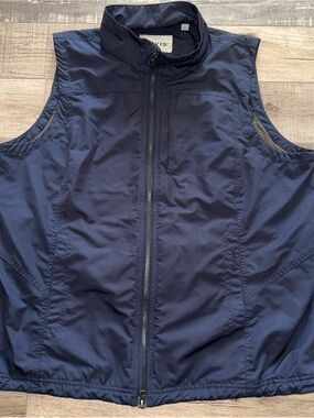 Orvis Men's Navy Zip-Front Vest
